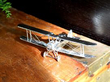 Antique George V Sterling Silver Plane Ornament