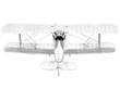 Antique Sterling Silver Plane Ornament back