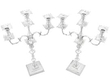 antique Tall Sterling Silver Candelabra and Candlesticks