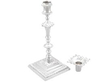 Tall Sterling Silver Candlestick