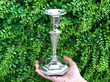 Piano Style Sterling Silver Candlesticks Outside