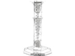 Piano Style Sterling Silver Candlestick size