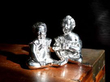 Victorian Silver Baby Salt and Pepper Shakers
