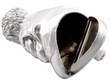 Novelty Silver Baby Salt and Pepper Shaker open