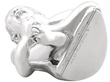 Victorian Novelty Silver Baby Salt and Pepper Shaker underside