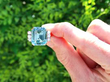 10 Carat Aquamarine Ring in Yellow Gold outside