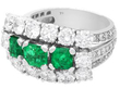 Vintage Emerald and Diamond Ring
