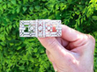 Rectangular Art Deco Platinum Diamond Brooch outside