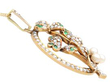 Victorian Emerald Pearl and Diamond Pendant setting