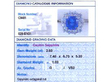 Octagonal Sapphire Ring with Diamonds grading card