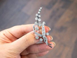 Floral Brooch in White Gold and Diamonds
