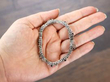 Sapphire and Diamond Bracelet in White Gold