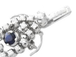 Blue Sapphire and Diamond Bracelet hallmarks