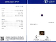 certificate for Victorian Sapphire Trilogy Engagement Ring in Gold