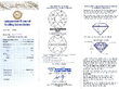 sapphire diamond yellow gold trilogy ring certificate