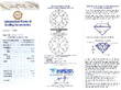 Scrolling Feather Diamond Brooch certificate