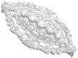 3.83 Carat Diamond Brooch in Platinum