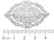Art Deco 3.83 Carat Diamond Brooch in Platinum size