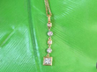 contemporary Princess Cut Diamond Drop Pendant in Gold