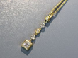 Princess Cut Diamond Drop Pendant