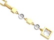 Princess Cut Diamond Drop Pendant in Gold reverse