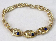 Gold Sapphire Bracelet