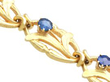 Antique Gold Sapphire Bracelet setting
