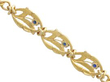 Antique Gold Sapphire Bracelet reverse