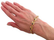 Antique Gold Sapphire Bracelet wearing