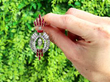 Art Deco Ruby and Diamond Earring outside