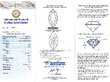 Ruby and Diamond Earrings certificate