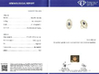 Sugarloaf Cut Sapphire Cocktail Ring certificate