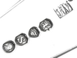 antique Sterling Silver Canteen of Cutlery hallmarks