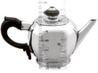 West Country Silver Miniature or Herb Teapot with Ruler