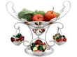 Antique Silver George V Epergne Centrepiece with fruits and sweets in