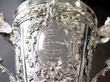 Solid Silver Presentation Cup with Handles detail