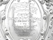 Inscription on Solid Silver Presentation Cup with Handles