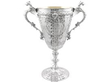 Solid Silver Presentation Cup with Handles size