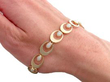 Antique Opal Bracelet in Gold on wrist