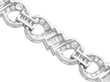 Luxury Platinum Diamond Bracelet reverse