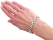 Luxury Platinum Diamond Bracelet wearing