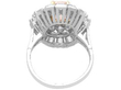 Vintage Padparadscha Sapphire Ring back