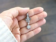 Diamond Drop Pendant in Platinum