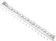 Womens Platinum and Diamond Bracelet size