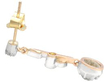 Side View of Victorian Diamond Drop Earrings