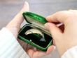 boxed Enamel Salmon Brooch