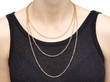 necklace wearing for French Early 20th Century 18ct Gold Longuard Chain