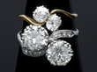 1930s 4 Carat Diamond Engagement Ring