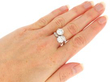 Wearing 1930s 4 Carat Diamond Twist Engagement Ring