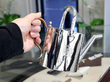 silver watering can